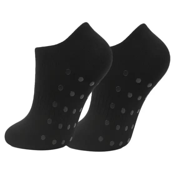 Kit até 4 Pares Meias Antiderrapante Cano Curto 33 a 38 Pilates Hidroginástica Conforto Moda Unissex