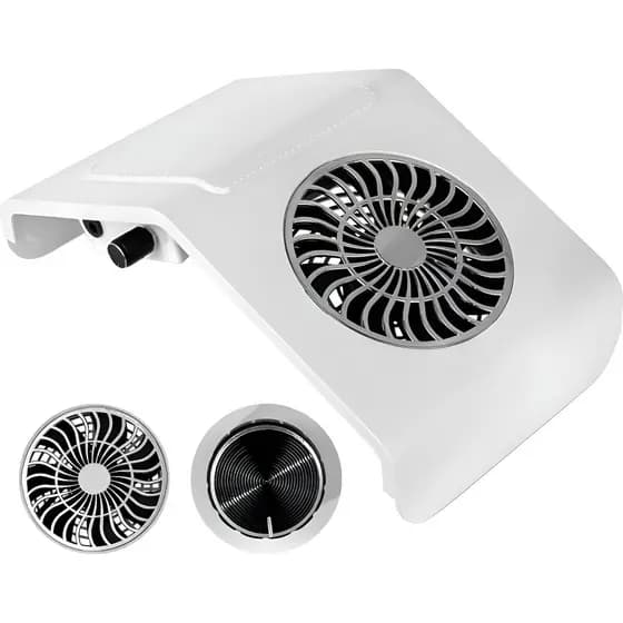 Sugador Coletor De Pó Para Unhas Gel Acrigel Compacto Cooler Branco 127/220v