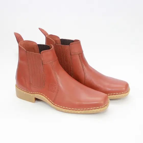Bota Botina De Roça Texana Confort Social Casual Comitiva Country Couro Legitimo Nobre Peão Costurada Promoção Oferta