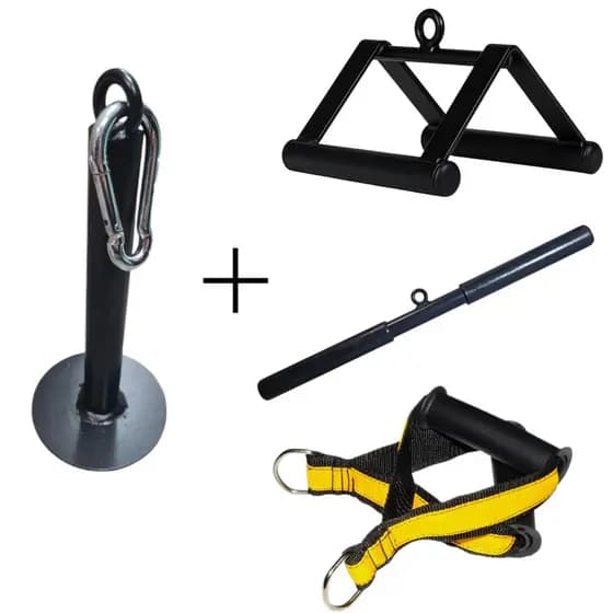 Suporte De Anilha Para Agachamento Sumô Com Mosquetão