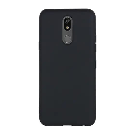 Capa Aveludada Preta + Película De Hydrogel HD Compatível Para LG K12 Plus Lmx420bmw 5.7