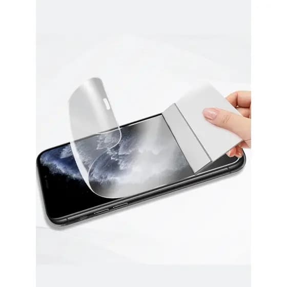 Capa Aveludada Preta + Película De Hydrogel HD Compatível Para Galaxy S22 S901 6.1
