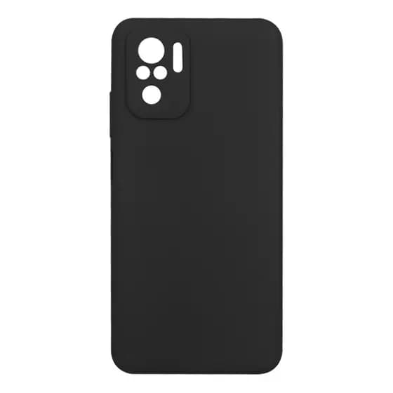 Capa Aveludada Preta + Película De Hydrogel HD Compatível Para Redmi Note 10 4G / 10S 6.43