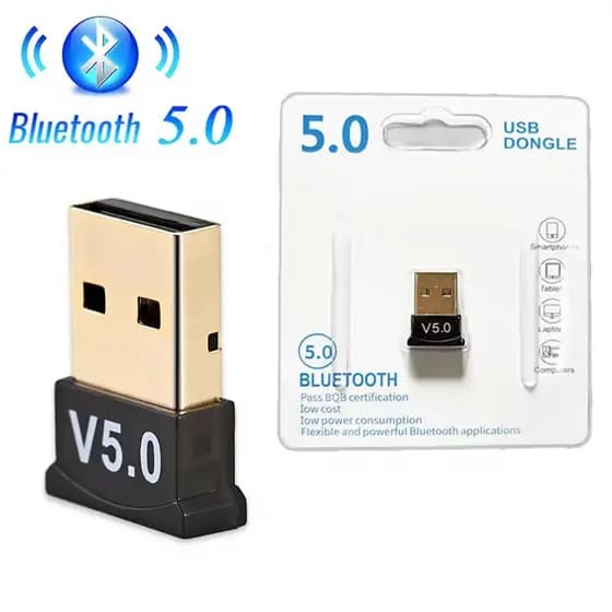 Adaptador Bluetooth 5.0 USB para PC e Notebook Xbox Controle Mouse Teclado