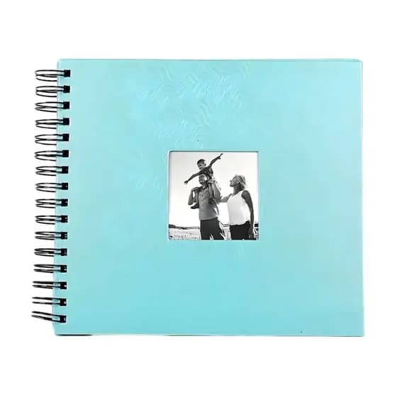 Álbum De Fotos Scrapbook 24x22cm Personalizável Capa Dura Diy Casamento Bebê Formatura Memórias