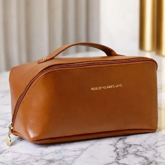 Nécessaire Bolsa Cosmético Sanfonado Maquiagem Viagem Grande Capacidade