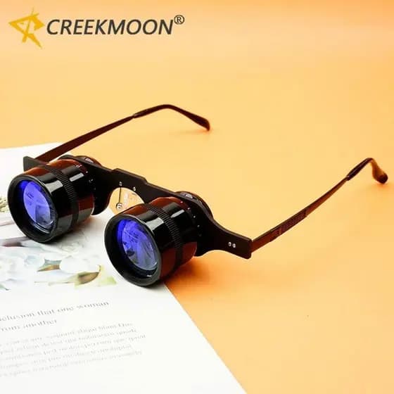 Ultraleve Shimmer Visão Noturna Binóculos Óculos Para Pesca Telescópio Vidro Masculino 10x Zoom Lupa Caça Ferramenta Ao Ar Livre