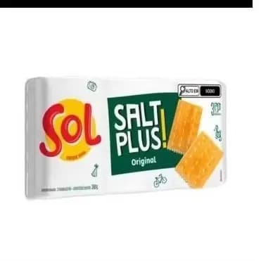 Kit com 5 Biscoitos Salt Plus Original (ENVIO IMEDIATO)