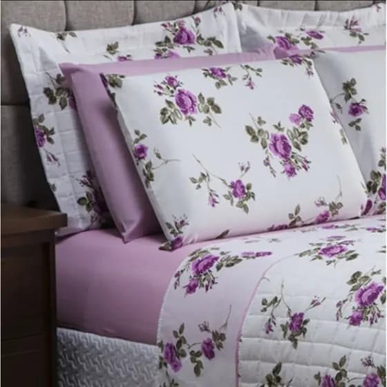 Jogo Lençol Casal Queen 3 peças Jogo Roupa de Cama Com Elástico Conjunto de Cama Estampado.