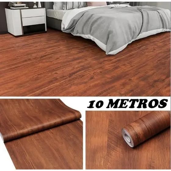 Adesivo Vinilico para Piso e Parede Lavavel Texturizado 10 Metros HAAS365