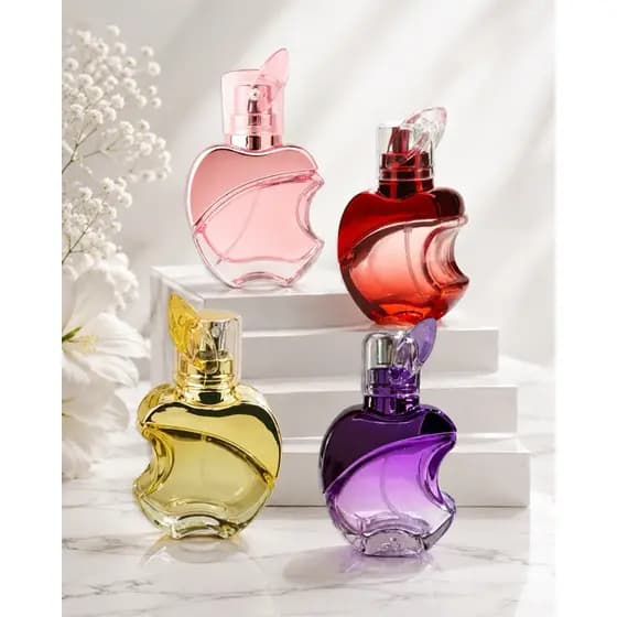 10 Frascos Perfume De Vidro Spray Fino 20ml (bolso) Maça de Luxo