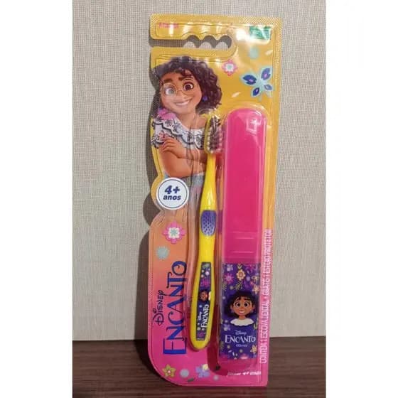 Escova de Dente Infantil + Estojo Plástico Condor - Avon - Porta escova Dente - Personagens