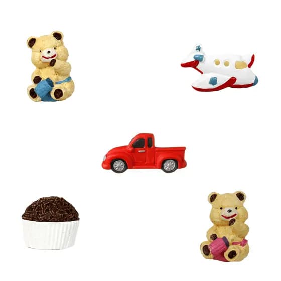 Puxador Infantil Kids Quarto Gaveta Urso Infantil Urso Móveis Cômoda Menina e Menino