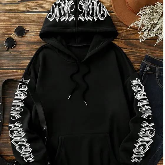 Blusa Moletom Personalizada De Escritas Estilosa Tumbler Super Confortavel 100% Algodão