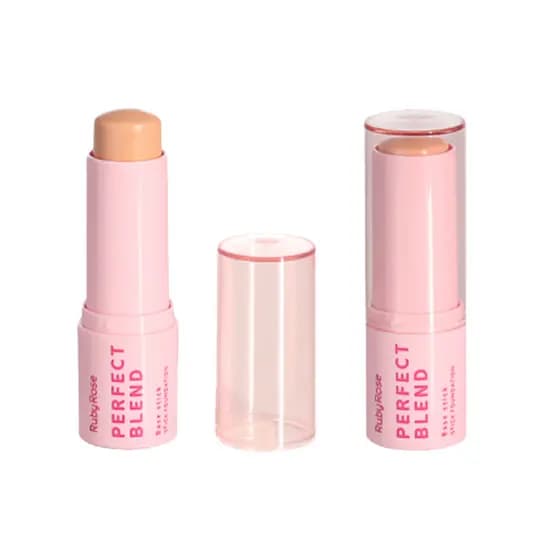Base Stick Ruby Rose Perfect Blend Hbm300 - Cores