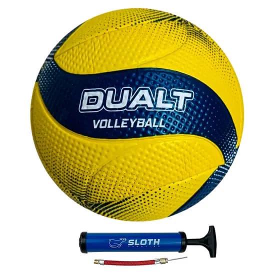 Bola de Vôlei Quadra Praia Dualt Vp200 PVC SOFT + Bomba de Ar