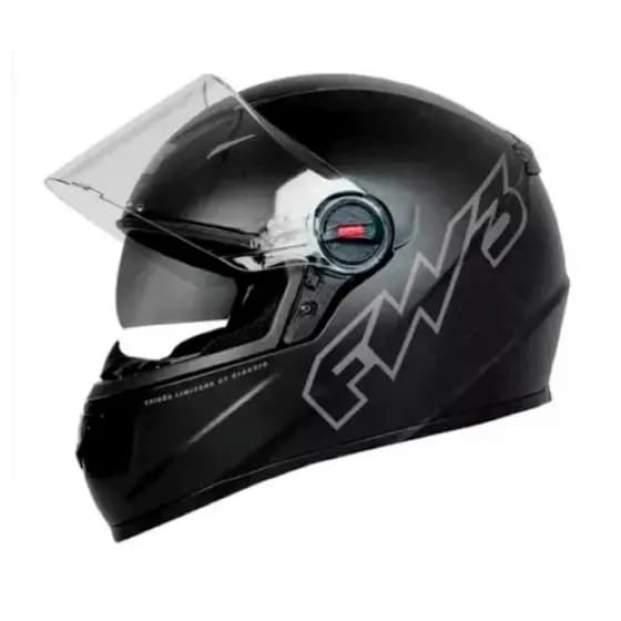 Capacete Fechado Fw3 Com Óculos Interno Fumê Gtx Gtn Gt2 Fox Moto Motoboy Masculino Feminino