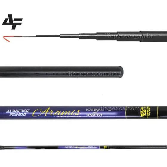 Vara Telescópicas Albatroz Fishing Aramis 1,80 Metros - 22% Carbono