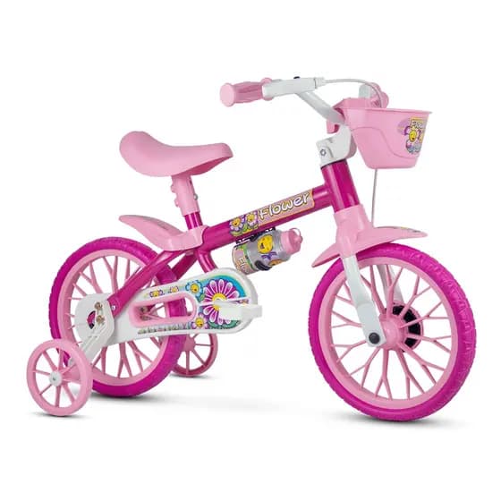 Bicicleta aro 12 flower nathor