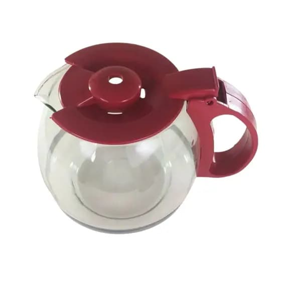 Jarra Pratic 20 Cor Vermelha - Jarra Para Cafeteira VIDRO RESISTENTE 20 Xícaras/Cafés Cn-01
