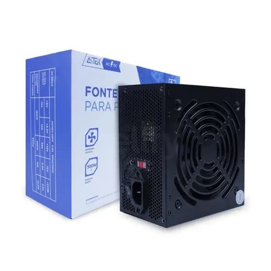 Fonte de Alimentação Computador PC AMD Intel ATX 500W Bivolt
