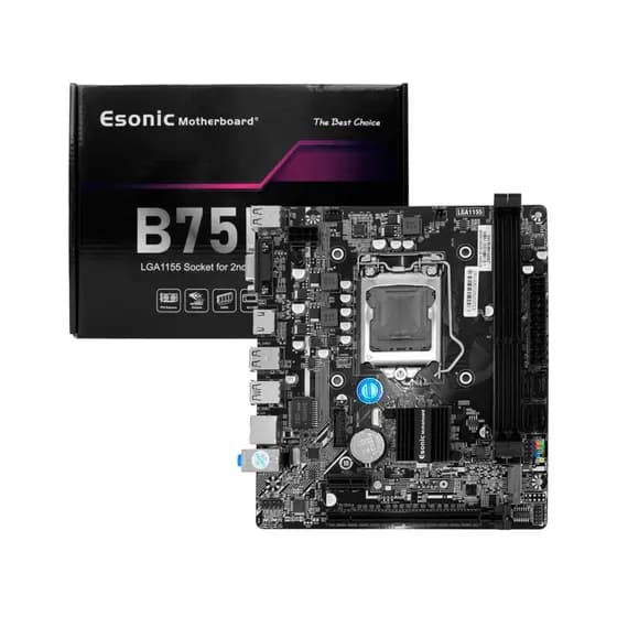 Placa Mãe Intel B75 Socket LGA1155 Suporte i3 i5 i7 DDR3 Dual Channel Desktop PC Upgrade