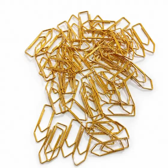 Mini Clips Dourado nº 5 c/100 unidades ACC