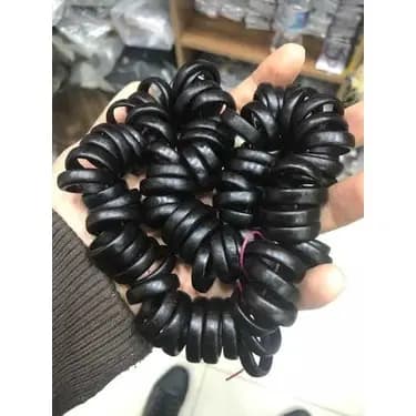 Anel De Coco Preto Tucun Masculino Feminino Atacado Kit 100