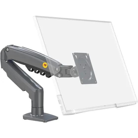 Suporte Articulado de Mesa F80NB com Pistão a Gás para Monitores de 17'' a 35'' Preto ELG