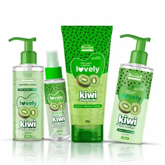 Kit Banho Premium | Ideal para o Verão Luxo Refrescante Aroma Tropical Lovely Face Beautiful