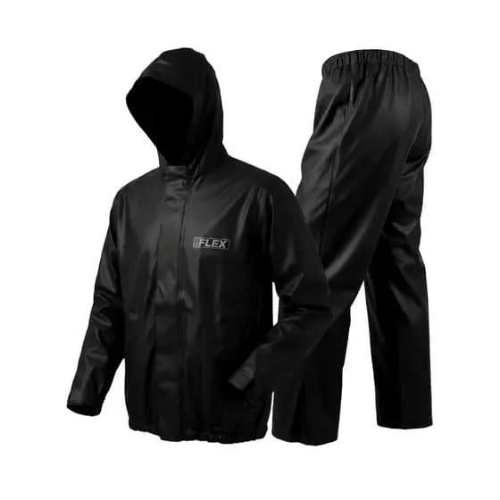 Capa de Chuva Delta C/ Capuz PVC Motociclista Motoqueiro Ciclista Pesca Proteção Frio Chuva