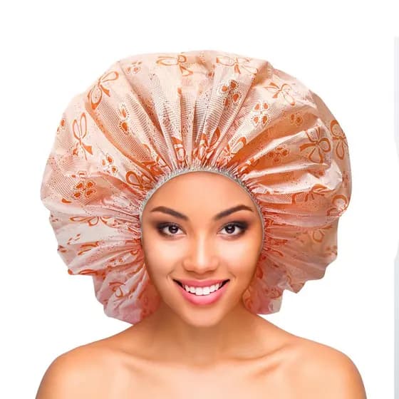 Touca De Banho Para Cabelos Volumosos Modelo Luxo