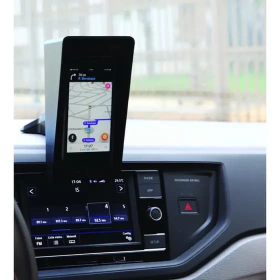 Capa Suporte De Celular Protetora De Claridade Calor, quebra Sol uber 99 Taxi