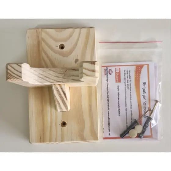Suporte para violão feito em madeira pinus de ótima qualidade