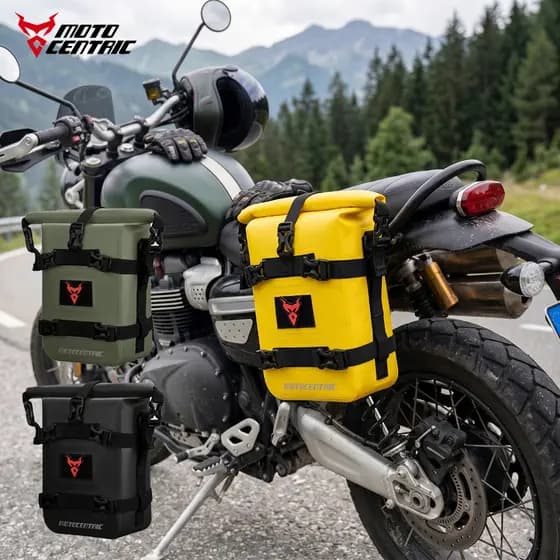 Bolsa Protetor Carenagem Moto Impermeável 8L PVC Tática Transversal Shoulder Bag Premium MOTOCENTRIC