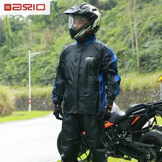 AXIO 887 Nova Capa De Chuva Para Motocicleta Conjunto Dividido Tops Calças À Prova D'água Jaqueta Masculina Terno Viagen