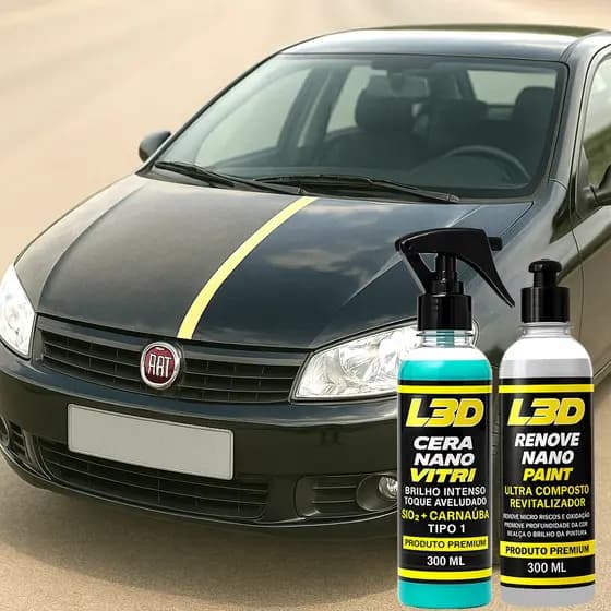 Kit Cera Espelhamento Cerâmico Tira Riscos Superficiais, Repele Água, Proteção Sol, Brilho Intenso