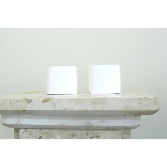 6 vasinhos de gesso quadrado para lembrancinhas plantio de suculentas enfeites