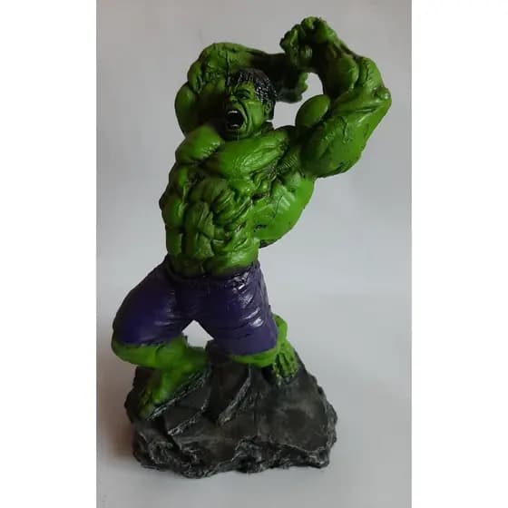 Boneco Hulk Esmaga em Resina 20cm / Super Herois