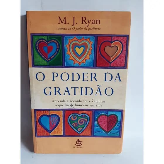 Livro O Poder da Gratidao / M.J Ryan