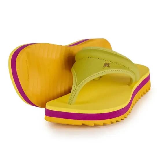 Sandália Chinelo Kenner Anitta Kyra From Rio Feminino Amarelo DTE04 Original