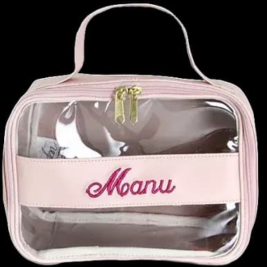 Maleta Necessaire Personalizada Feminina Organizadora Bordada Luxo