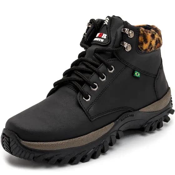 Bota Segurança Coturno Trabalho Feminino e Masculino Tenis Leve Macia Confortável Wgr 4001