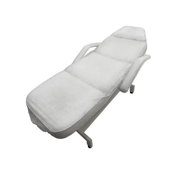 LENÇOL DESCARTÁVEL COM ELÁSTICO 2,00M X 90CM - 20 UNIDADES - BASIC - BRANCO
