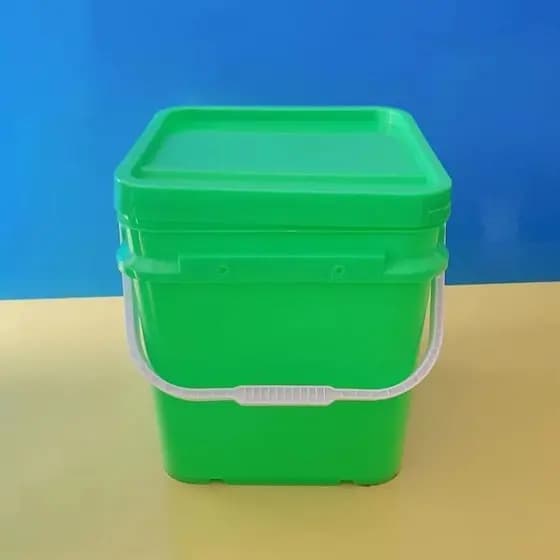 Balde quadrado de 35L 35kg, grande armazenamento de água, balde de lavanderia doméstica, esfregão, dormitório, banho de
