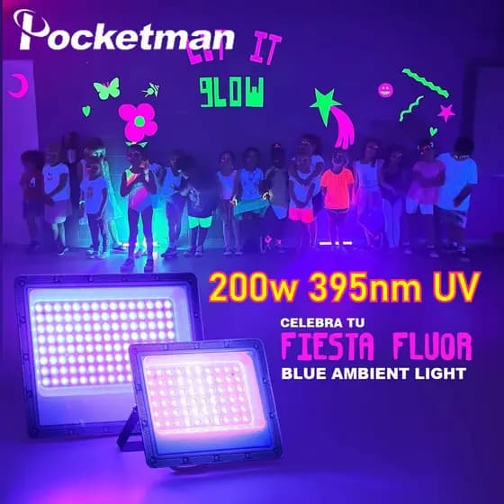 Led UV Holofote 220V Lâmpada De Palco Ultravioleta 200W 100 À Prova Dwaterproof Água Fluorescente Festa Discoteca Ultrav