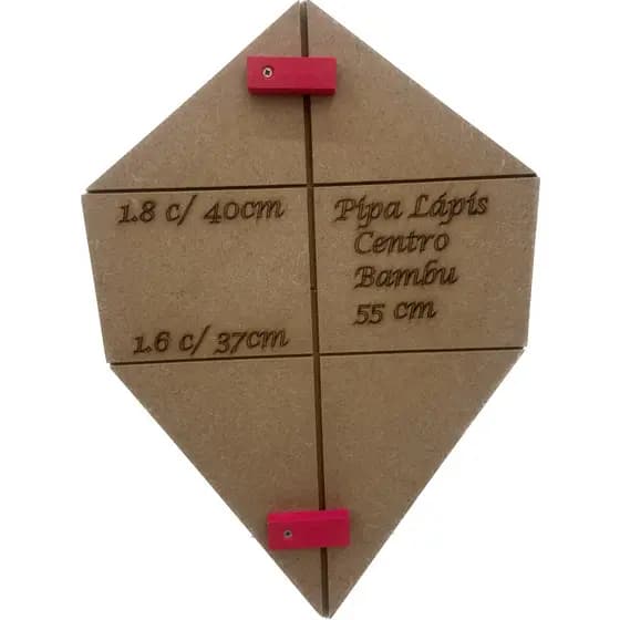 Gabarito Para Pipa Lápis 55 Cm