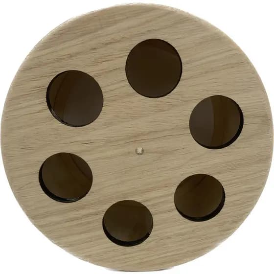 Carretilha De Madeira Para Pipa 26 Cm Diâmetro * 10 polegadas *