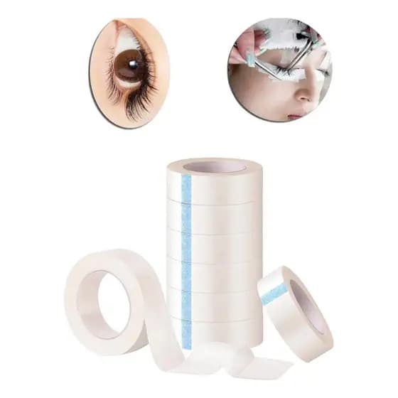 Kit 5 Fitas Transpore Antialérgicas Para Extensão De Cílios Profissional Fixação Suave Para Uso Em Procedimentos