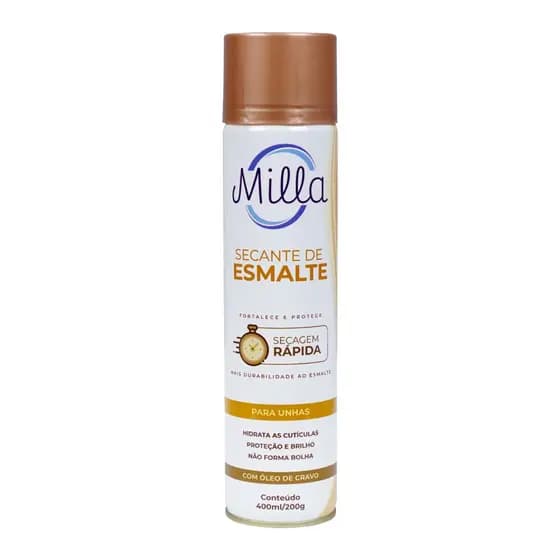1 Secante de Esmalte Spray 400ml Milla